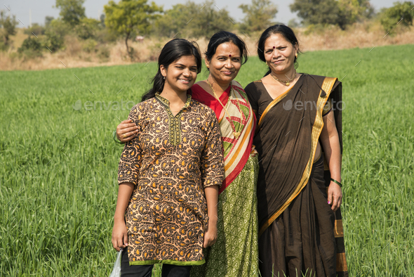 Farmers managing regenerative agriculture system in balance with nature